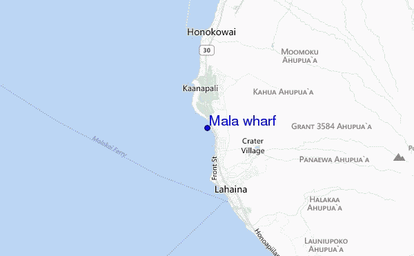 mapa de ubicación de Mala wharf