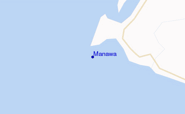 mapa de ubicación de Manawa