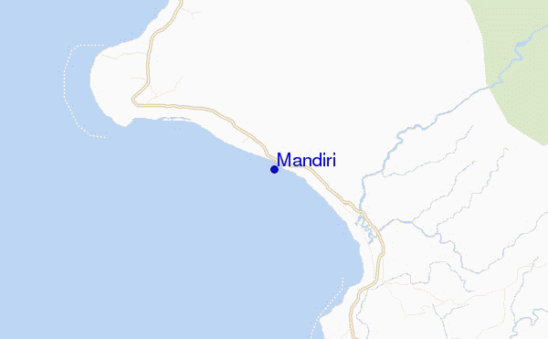 mapa de ubicación de Mandiri