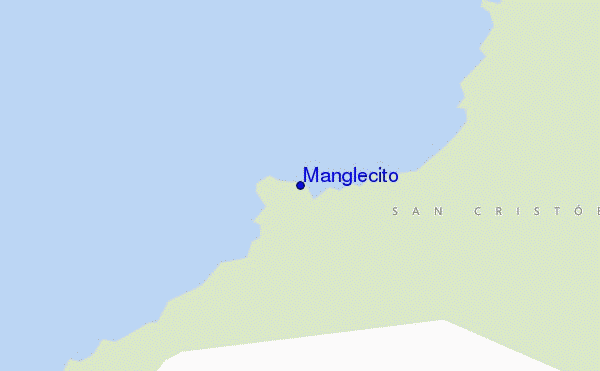 mapa de ubicación de Manglecito