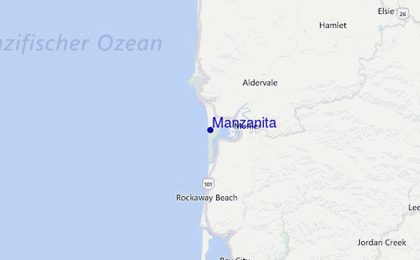Manzanita Location Map