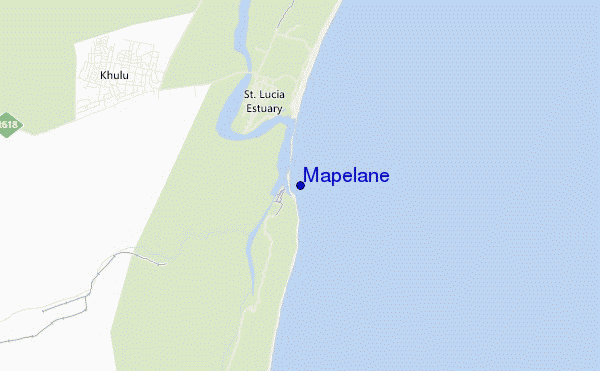 mapa de ubicación de Mapelane