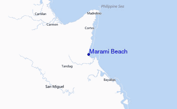 Marami Beach Location Map