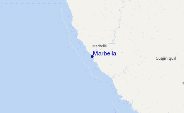 mapa de ubicación de Marbella