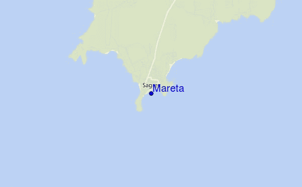 mapa de ubicación de Mareta