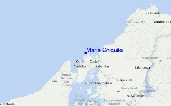Maria Chiquita Location Map