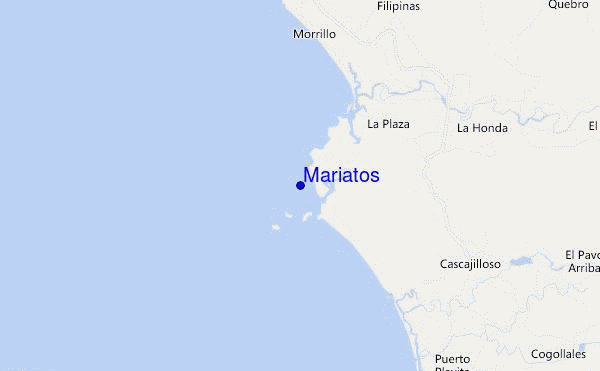mapa de ubicación de Mariatos