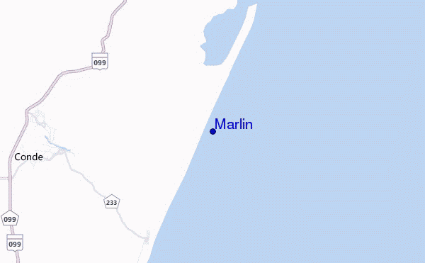 mapa de ubicación de Marlin