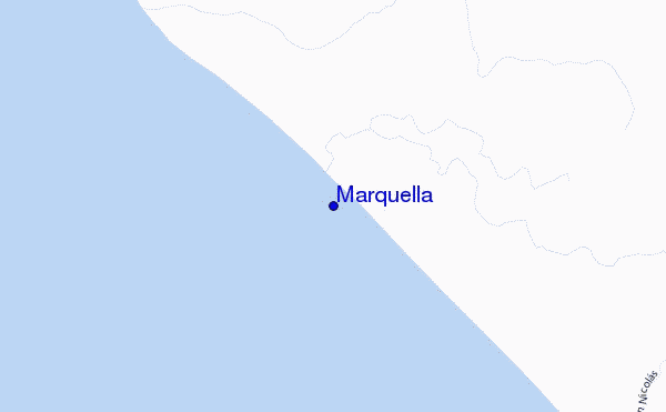 mapa de ubicación de Marquella