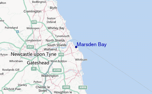 Marsden Bay Location Map