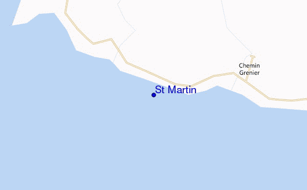 mapa de ubicación de St Martin