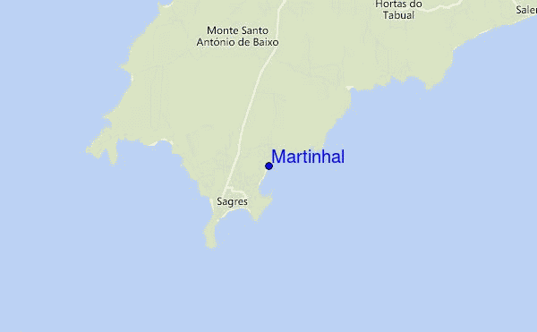 mapa de ubicación de Martinhal
