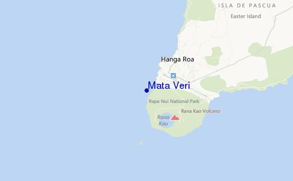 mapa de ubicación de Mata Veri
