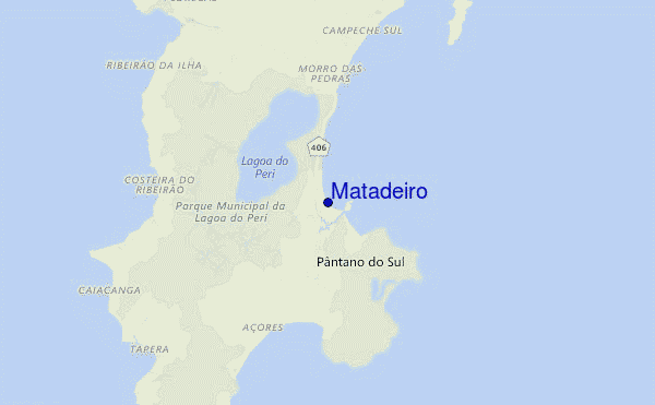 mapa de ubicación de Matadeiro