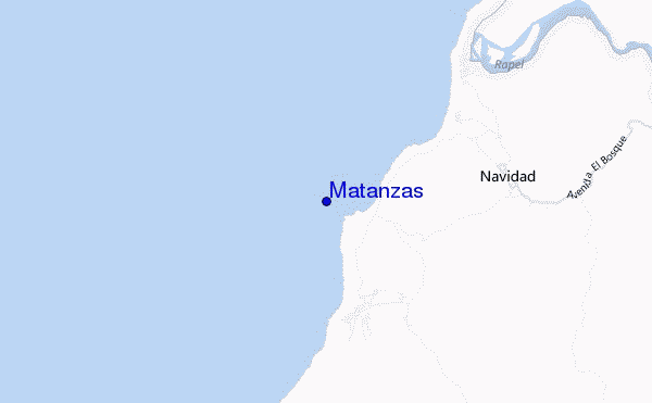 mapa de ubicación de Matanzas