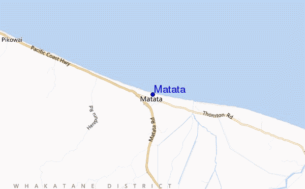 mapa de ubicación de Matata