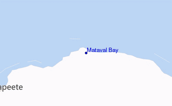 mapa de ubicación de Mataval Bay
