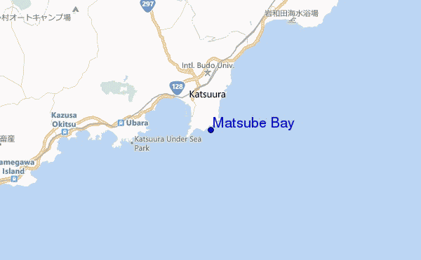 mapa de ubicación de Matsube Bay
