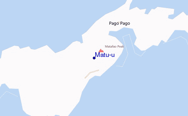 mapa de ubicación de Matu'u