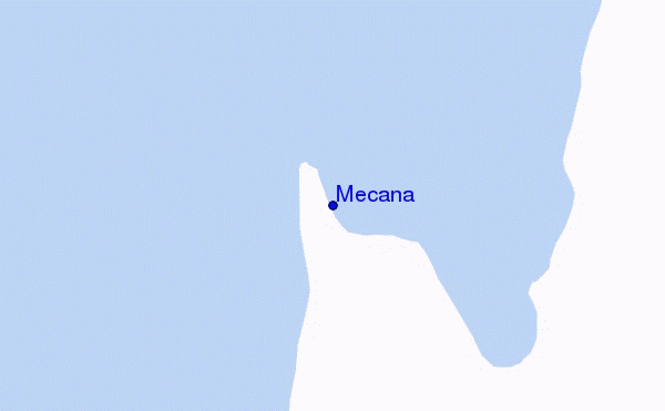 mapa de ubicación de Mecana