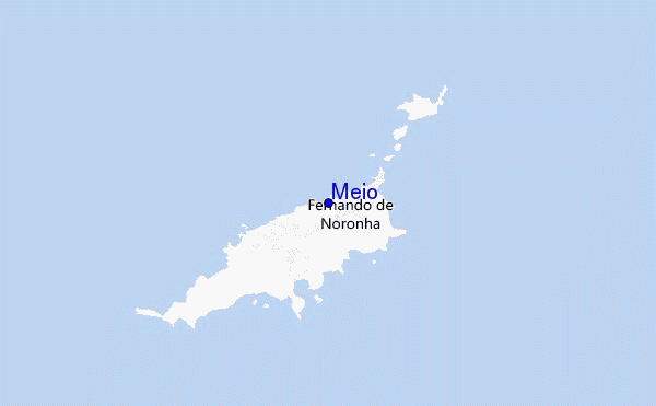 mapa de ubicación de Meio