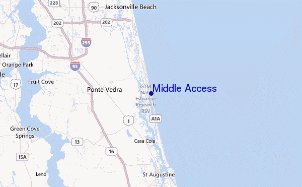 Middle Access Location Map