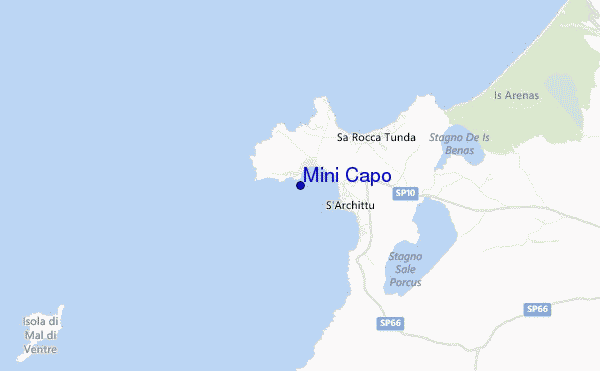 mapa de ubicación de Mini Capo