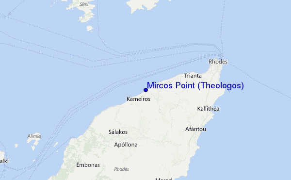 Mircos Point (Theologos) Location Map