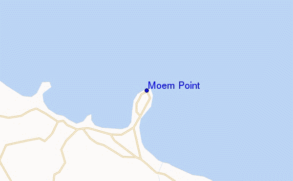 mapa de ubicación de Moem Point