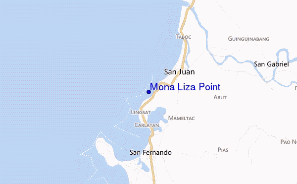 mapa de ubicación de Mona Liza Point