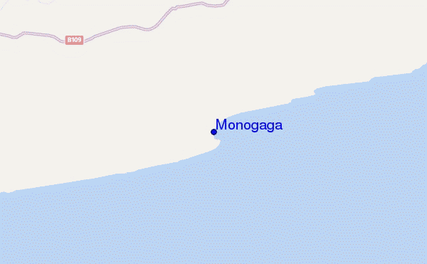 mapa de ubicación de Monogaga