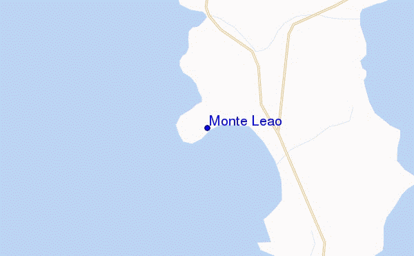 mapa de ubicación de Monte Leao