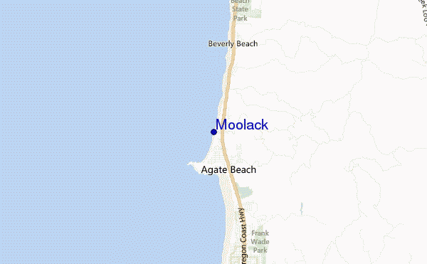 mapa de ubicación de Moolack