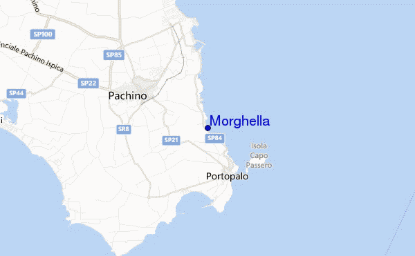 mapa de ubicación de Morghella