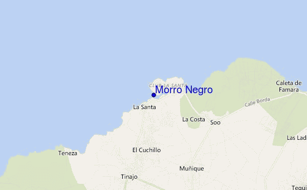 mapa de ubicación de Morro Negro