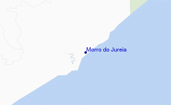 mapa de ubicación de Morro do Jureia