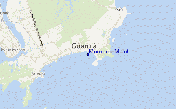 mapa de ubicación de Morro do Maluf