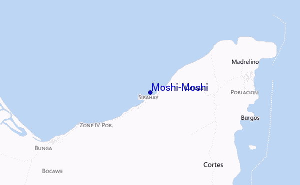 mapa de ubicación de Moshi-Moshi