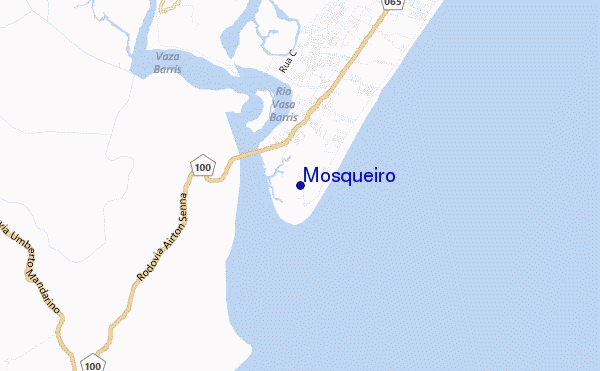 mapa de ubicación de Mosqueiro