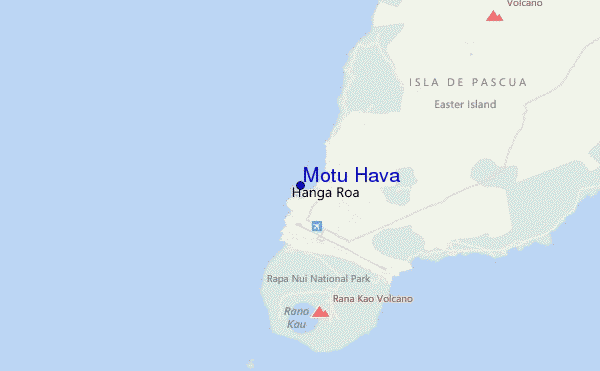 mapa de ubicación de Motu Hava