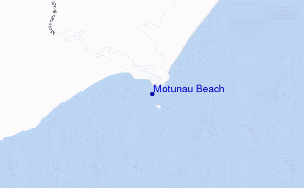mapa de ubicación de Motunau Beach