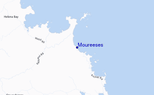 mapa de ubicación de Moureeses