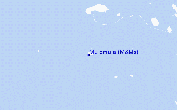mapa de ubicación de Mu omu a (M&Ms)