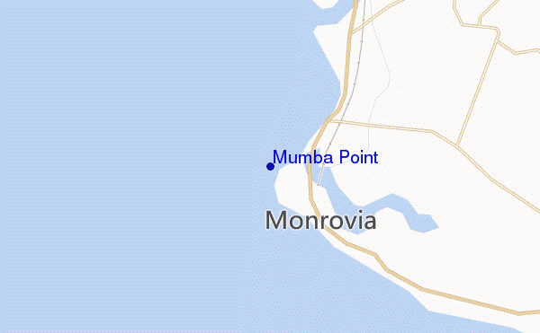 mapa de ubicación de Mumba Point