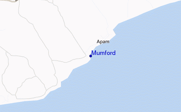 mapa de ubicación de Mumford