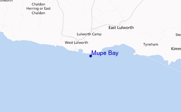 mapa de ubicación de Mupe Bay