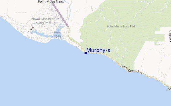 mapa de ubicación de Murphy's