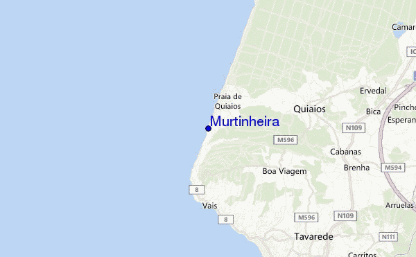 mapa de ubicación de Murtinheira