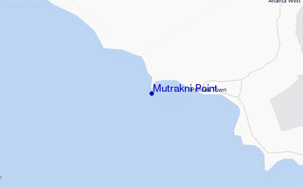 mapa de ubicación de Mutrakni Point