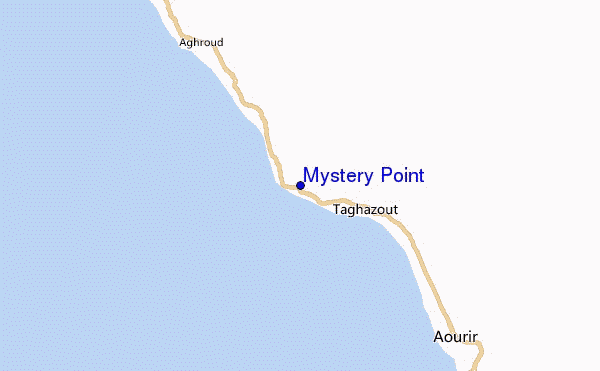 mapa de ubicación de Mystery Point